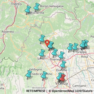 Mappa Via Banchette, 36010 Cogollo del Cengio VI, Italia (19.691)