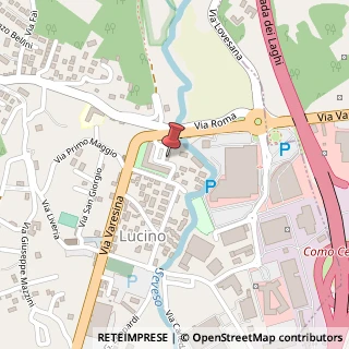 Mappa Via Don Guanella, 12, 22070 Montano Lucino, Como (Lombardia)