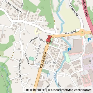 Mappa Via Varesina,  20, 22070 Montano Lucino, Como (Lombardia)