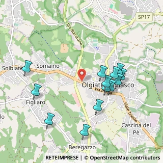 Mappa Via Fedele Martinelli, 22077 Olgiate Comasco CO, Italia (1.01)