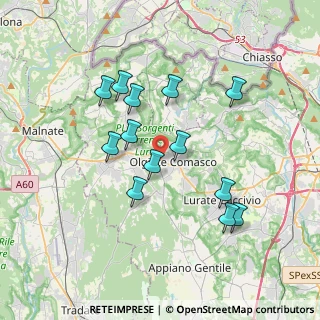 Mappa Via Fedele Martinelli, 22077 Olgiate Comasco CO, Italia (3.32)
