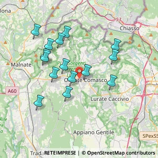 Mappa Via Fedele Martinelli, 22077 Olgiate Comasco CO, Italia (3.654)