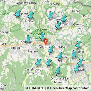 Mappa Via Fedele Martinelli, 22077 Olgiate Comasco CO, Italia (2.40118)