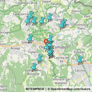 Mappa Via Fedele Martinelli, 22077 Olgiate Comasco CO, Italia (1.78647)
