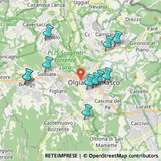 Mappa Via Fedele Martinelli, 22077 Olgiate Comasco CO, Italia (1.89091)