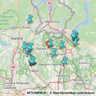 Mappa Via Lucini, 22077 Olgiate Comasco CO, Italia (7.92895)