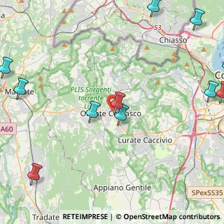 Mappa Via Lucini, 22077 Olgiate Comasco CO, Italia (7.6185)