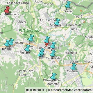 Mappa Via Lucini, 22077 Olgiate Comasco CO, Italia (2.60625)