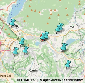 Mappa Via Molera, 22030 Montorfano CO, Italia (3.82909)