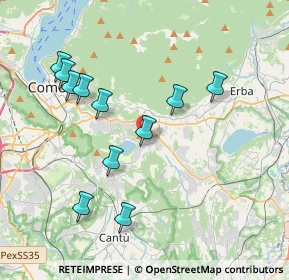 Mappa Via Molera, 22030 Montorfano CO, Italia (3.85273)