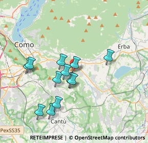 Mappa Via Molera, 22030 Montorfano CO, Italia (3.30167)