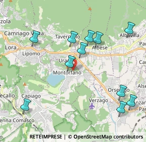 Mappa Via Molera, 22030 Montorfano CO, Italia (2.24364)