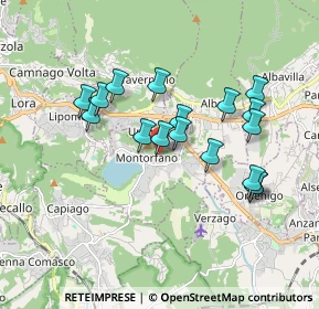 Mappa Via Molera, 22030 Montorfano CO, Italia (1.59941)