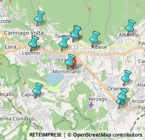 Mappa Via Molera, 22030 Montorfano CO, Italia (2.23154)