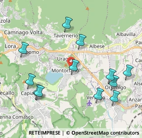 Mappa Via Molera, 22030 Montorfano CO, Italia (2.24083)