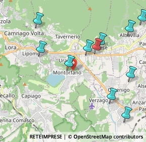 Mappa Via Molera, 22030 Montorfano CO, Italia (2.41273)