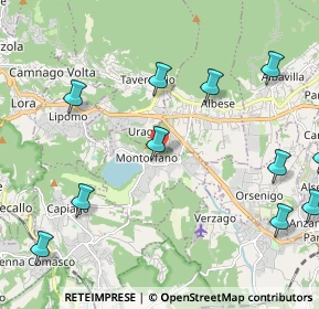 Mappa Via Molera, 22030 Montorfano CO, Italia (2.66727)