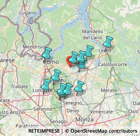 Mappa Via Carducci, 22030 Orsenigo CO, Italia (10.65917)