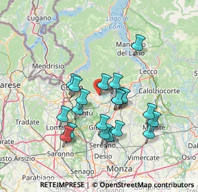 Mappa Via Carducci, 22030 Orsenigo CO, Italia (12.401)