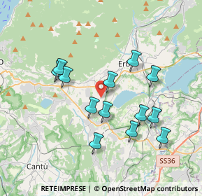 Mappa Via Carducci, 22030 Orsenigo CO, Italia (3.38923)