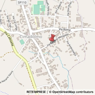 Mappa Via Mengaldo, 22, 31010 Cimadolmo, Treviso (Veneto)