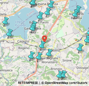 Mappa Strada Statale del Lago di Como e dello Spluga, 23847 Bosisio Parini LC, Italia (2.685)