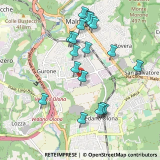 Mappa Via Giacomo Brodolini, 21046 Malnate VA, Italia (1.069)