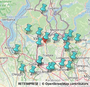 Mappa Via Giacomo Brodolini, 21046 Malnate VA, Italia (16.575)