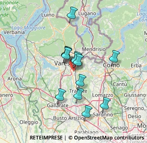 Mappa Via Giacomo Brodolini, 21046 Malnate VA, Italia (10.50538)