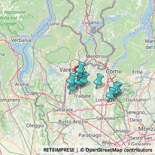 Mappa Via Giacomo Brodolini, 21046 Malnate VA, Italia (8.63636)
