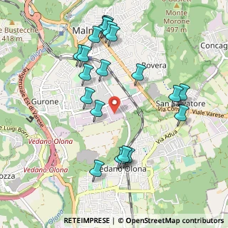 Mappa Via dei Tre Corsi, 21046 Malnate VA, Italia (1.066)