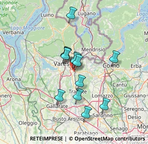 Mappa Via dei Tre Corsi, 21046 Malnate VA, Italia (10.51846)
