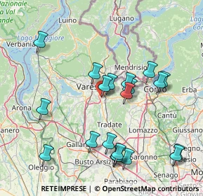 Mappa Via Pietro Calamandrei, 21046 Malnate VA, Italia (16.541)