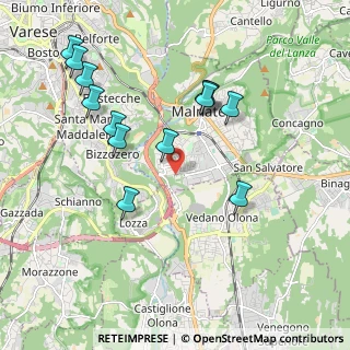 Mappa Vedano Olona, 21046 Malnate VA, Italia (2.02154)