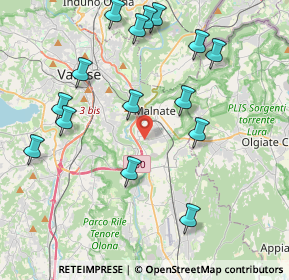 Mappa Via Piave, 21046 Malnate VA, Italia (4.45867)