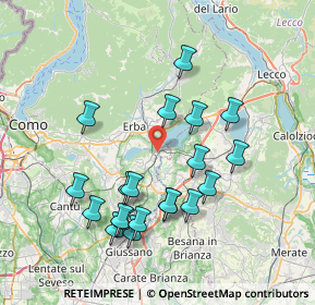 Mappa 22046 Merone CO, Italia (7.425)