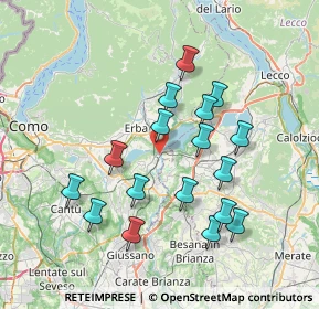 Mappa 22046 Merone CO, Italia (7.01353)