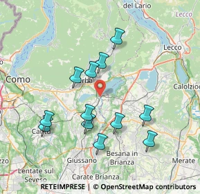 Mappa 22046 Merone CO, Italia (7.08917)