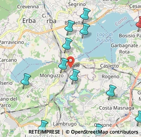 Mappa 22046 Merone CO, Italia (2.58667)