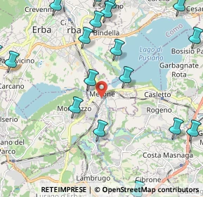 Mappa 22046 Merone CO, Italia (2.81222)
