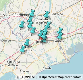 Mappa Via S. Martino, 30026 Portogruaro VE, Italia (10.09125)