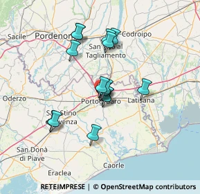 Mappa Via S. Martino, 30026 Portogruaro VE, Italia (10.54688)