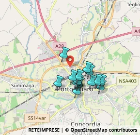 Mappa Via S. Martino, 30026 Portogruaro VE, Italia (1.37667)