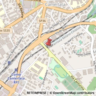 Mappa Via Canturina, 73, 22100 Como, Como (Lombardia)