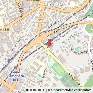 Mappa Via Canturina, 83, 22100 Como, Como (Lombardia)