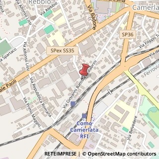Mappa Via Giovanni Battista Scalabrini,  44, 22100 Como, Como (Lombardia)