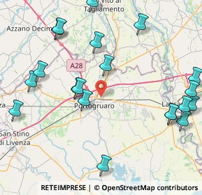 Mappa Via dei Rovi, 30026 Portogruaro VE, Italia (10.2125)