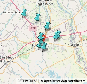 Mappa Via dei Rovi, 30026 Portogruaro VE, Italia (4.41182)