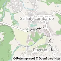 Kaart Galliate Lombardo