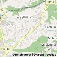 Mapa Oggiono